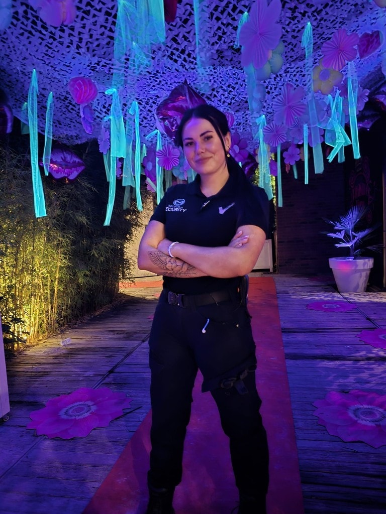 Monra Security team bij feestelijk evenement